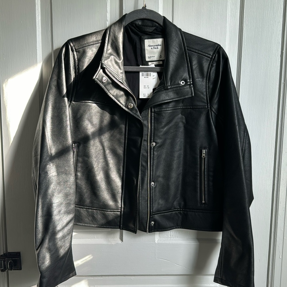 Abercrombie Vegan Leather Jacket